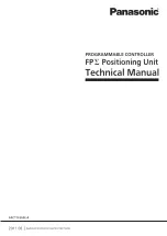 Предварительный просмотр 1 страницы Panasonic FPG Series Technical Manual