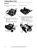 Предварительный просмотр 14 страницы Panasonic FPG371 - B/W Thermal Transfer Operating Instructions Manual