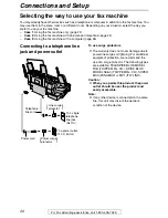 Предварительный просмотр 20 страницы Panasonic FPG371 - B/W Thermal Transfer Operating Instructions Manual