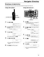 Предварительный просмотр 45 страницы Panasonic FPG371 - B/W Thermal Transfer Operating Instructions Manual