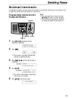 Предварительный просмотр 59 страницы Panasonic FPG371 - B/W Thermal Transfer Operating Instructions Manual