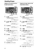 Предварительный просмотр 60 страницы Panasonic FPG371 - B/W Thermal Transfer Operating Instructions Manual