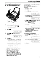 Предварительный просмотр 61 страницы Panasonic FPG371 - B/W Thermal Transfer Operating Instructions Manual