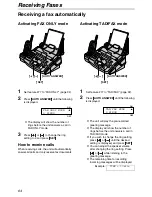 Предварительный просмотр 64 страницы Panasonic FPG371 - B/W Thermal Transfer Operating Instructions Manual