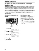 Предварительный просмотр 66 страницы Panasonic FPG371 - B/W Thermal Transfer Operating Instructions Manual