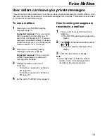 Предварительный просмотр 79 страницы Panasonic FPG371 - B/W Thermal Transfer Operating Instructions Manual