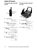 Предварительный просмотр 118 страницы Panasonic FPG371 - B/W Thermal Transfer Operating Instructions Manual