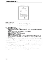 Предварительный просмотр 120 страницы Panasonic FPG371 - B/W Thermal Transfer Operating Instructions Manual