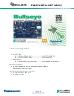 Preview for 1 page of Panasonic Future Electronics BULLSEYE Quick Start Manual