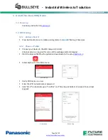 Preview for 5 page of Panasonic Future Electronics BULLSEYE Quick Start Manual