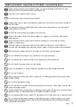 Preview for 3 page of Panasonic FV-0511VH1 Operating And Installation Instructions