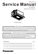 Preview for 1 page of Panasonic FV-0511VHL1 Service Manual