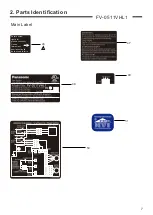 Preview for 8 page of Panasonic FV-0511VHL1 Service Manual