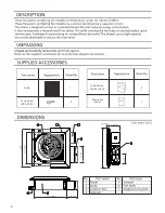 Предварительный просмотр 4 страницы Panasonic FV-05VS3 User Manual