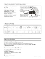 Предварительный просмотр 8 страницы Panasonic FV-05VS3 User Manual