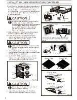 Предварительный просмотр 8 страницы Panasonic FV-08-11VF5 Installation Instructions Manual