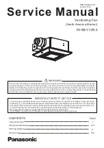 Panasonic FV-08-11VFL5 Service Manual preview