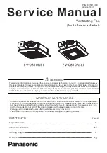 Preview for 1 page of Panasonic FV-0810RS1 Service Manual