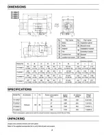 Preview for 3 page of Panasonic FV-10NLF1 Installation Instructions Manual