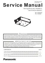 Preview for 1 page of Panasonic FV-10VEC2 Service Manual