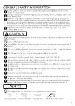 Preview for 3 page of Panasonic FV-10VEC2R Installation And Operating Instructions Manual