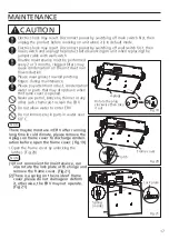 Preview for 17 page of Panasonic FV-10VEC2R Installation And Operating Instructions Manual