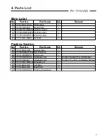 Preview for 8 page of Panasonic FV-1115VQ1 Service Manual