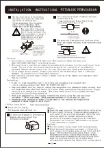 Preview for 5 page of Panasonic FV-12NS3 Installation And Operating Instructions Manual