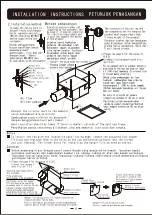 Preview for 6 page of Panasonic FV-12NS3 Installation And Operating Instructions Manual