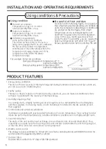 Preview for 6 page of Panasonic FV-15ZY1 Installation And Operating Instructions Manual