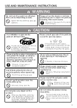 Preview for 17 page of Panasonic FV-15ZY1 Installation And Operating Instructions Manual