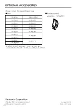 Preview for 24 page of Panasonic FV-15ZY1 Installation And Operating Instructions Manual