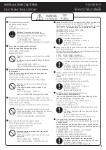 Preview for 3 page of Panasonic FV-17CHT5 Installation And Operating Instructions Manual