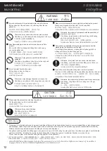 Preview for 12 page of Panasonic FV-17CHT5 Installation And Operating Instructions Manual