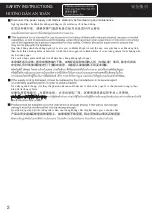 Preview for 2 page of Panasonic FV-17CU9 Installation And Operating Instructions Manual