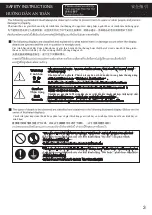 Preview for 3 page of Panasonic FV-17CU9 Installation And Operating Instructions Manual