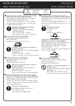 Preview for 5 page of Panasonic FV-17CU9 Installation And Operating Instructions Manual