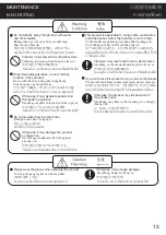 Preview for 13 page of Panasonic FV-17CU9 Installation And Operating Instructions Manual