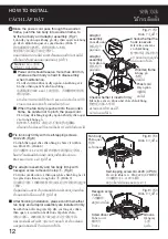 Preview for 12 page of Panasonic FV-24CUR2 Installation And Operating Instructions Manual