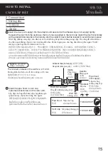 Preview for 15 page of Panasonic FV-24CUR2 Installation And Operating Instructions Manual