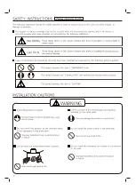 Предварительный просмотр 2 страницы Panasonic FV-24JA2 Installation And Operationg Instructions