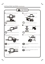 Предварительный просмотр 4 страницы Panasonic FV-24JA2 Installation And Operationg Instructions