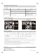 Предварительный просмотр 16 страницы Panasonic FV-24JA2 Installation And Operationg Instructions