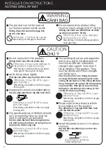 Предварительный просмотр 4 страницы Panasonic FV-30BG3 Installation And Operating Instructions Manual