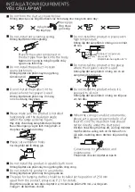 Предварительный просмотр 5 страницы Panasonic FV-30BG3 Installation And Operating Instructions Manual