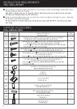 Предварительный просмотр 6 страницы Panasonic FV-30BG3 Installation And Operating Instructions Manual