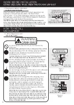 Preview for 8 page of Panasonic FV-30BG3 Installation And Operating Instructions Manual