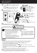 Предварительный просмотр 15 страницы Panasonic FV-30BG3 Installation And Operating Instructions Manual