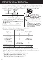 Preview for 22 page of Panasonic FV-30BG3 Installation And Operating Instructions Manual