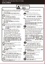 Preview for 3 page of Panasonic FV-30BW2H Installation And Operating Instructions Manual